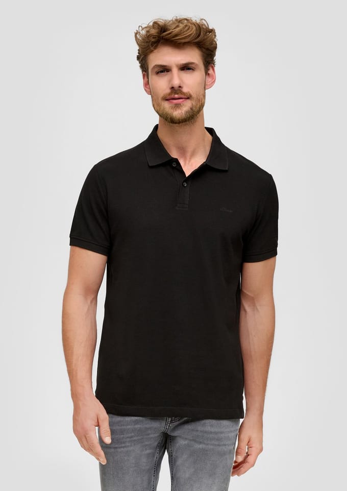 regular fit poloshirt van puur katoen