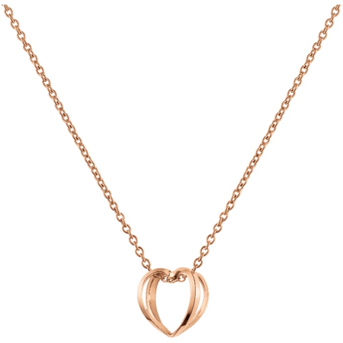 Daniel Wellington DW Elan Le Coeur Necklace One Size Rose Gold