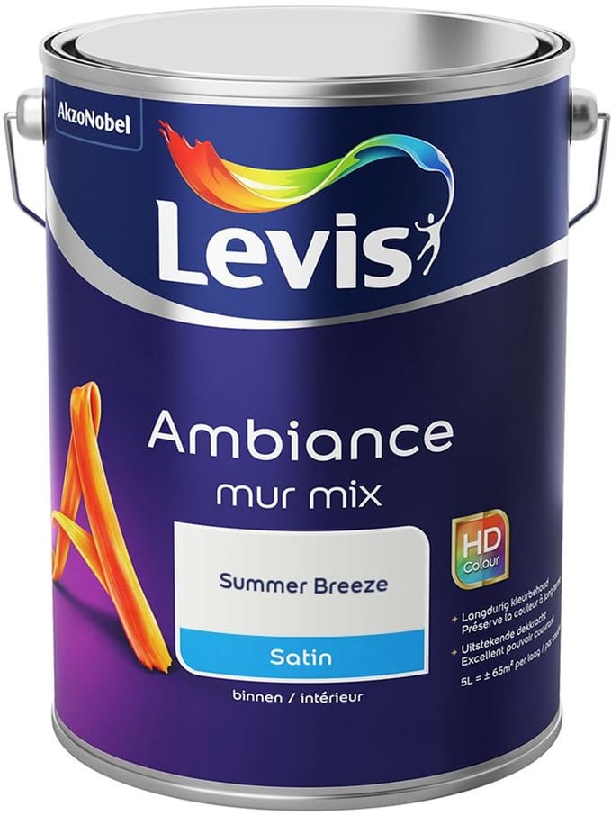 Levis - Ambiance Mur Satin Mix - Summer Breeze - Mengverf - 5 L
