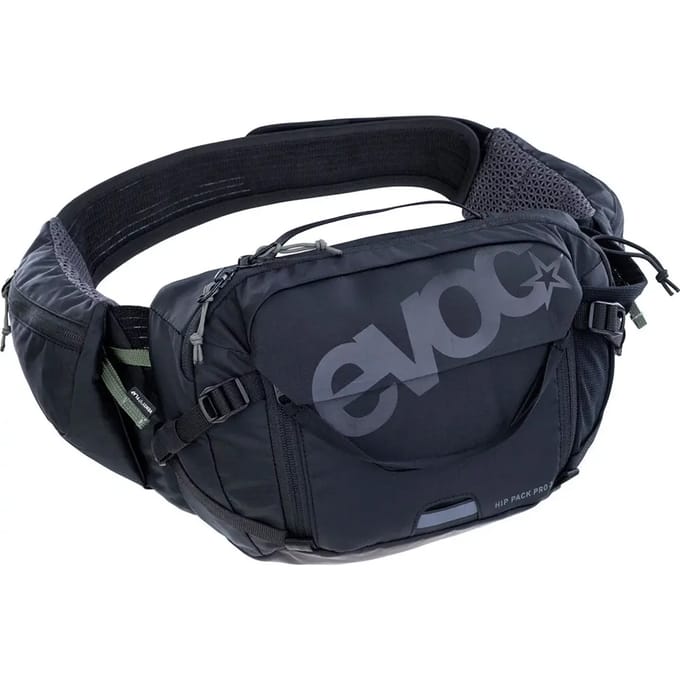 Evoc Pro 3 + Hydration Bladder 1,5 Bike Hip Schoudertas zwart