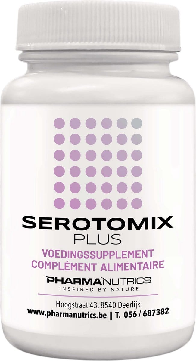 PharmaNutrics Serotomix Plus – Stemming, rust & focus – Saffraan Complex (60 V-caps)