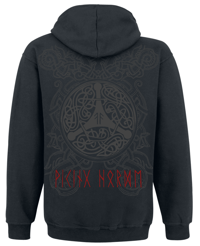 Amon Amarth Vest met capuchon - Viking Horde - XL tot 3XL - voor Mannen - zwart