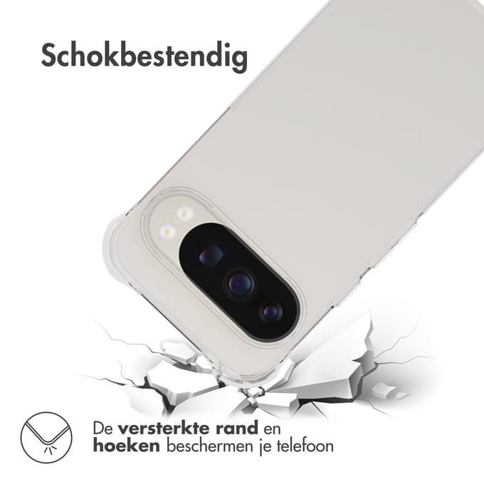 imoshion Hoesje - Geschikt voor Google Pixel 10 / 10 Pro - Shockproof Case - Transparant