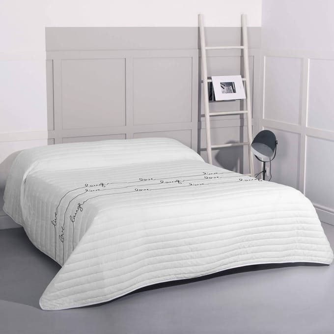 Bedsprei Live | Blanc