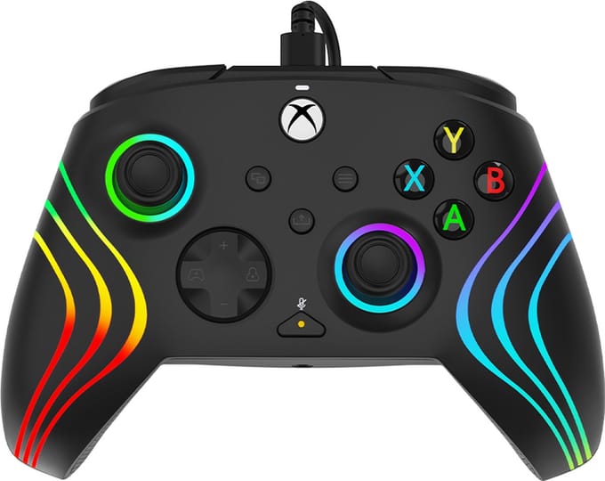 PDP Afterglow WAVE - Gaming Controller - RGB - Programeerbare Knoppen - Xbox Series X|S - Zwart