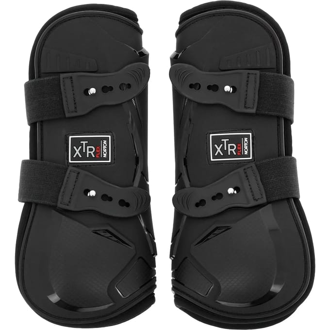 Open dressage boots with buttons for horse Norton XTR Flex