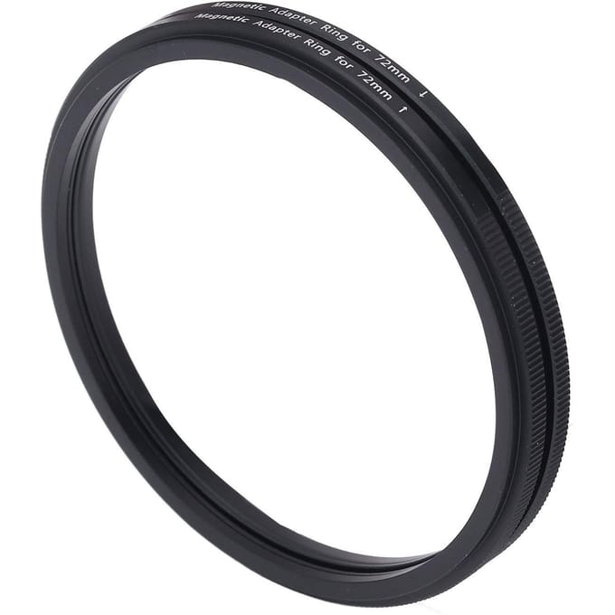 Magnetische Filterring Adapter Set 72mm Aluminiumlegering Camera Lens Filter Adapterring voor Lens black