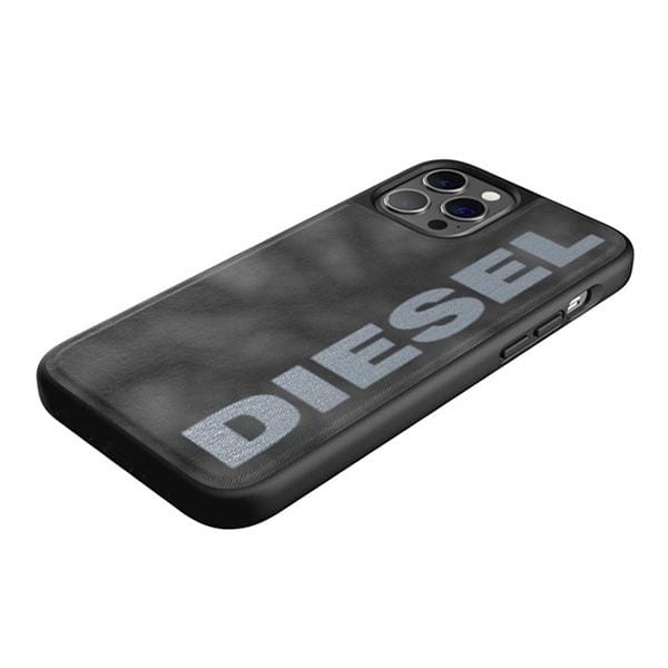 Étui pour iPhone 12 Diesel Denim Blanchi Gris-blanc