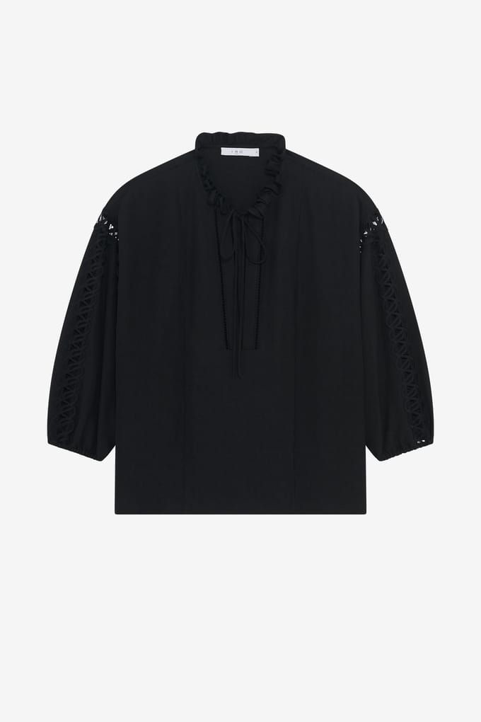 IRO Paris Ganitte Top Black Taglia: 36 | Maglie a manica lunga Outlet | Donna | Nero