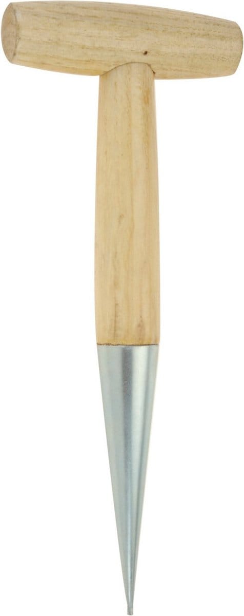 Pro Garden Pootijzer - 28 x 11 cm - zaaien - pootstok