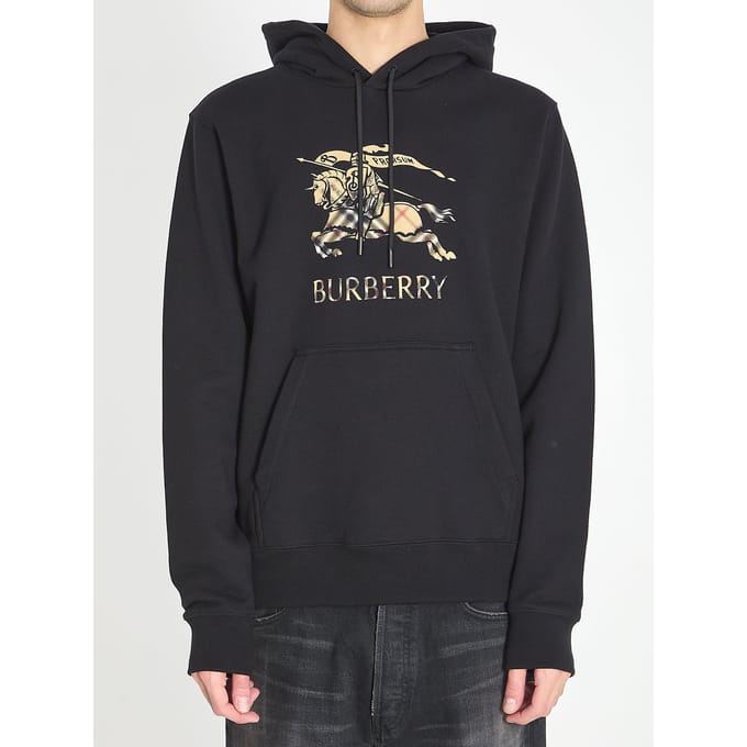 Katoenen jersey hoodie