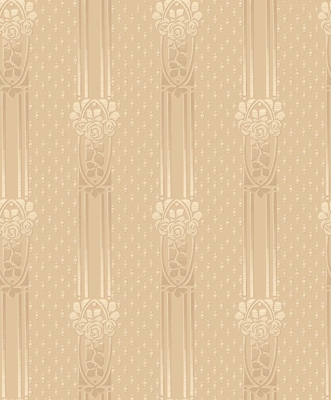 Boråstapeter Vliesbehang 4541 - Anno - Klassiek Geel - 53cm x 10.05m