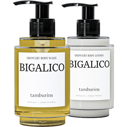 TAMBURINS BIGALICO douchegel & bodylotion 240 ml + 235 ml