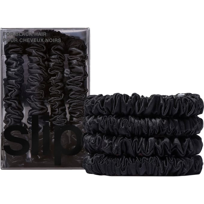 Slip Skinny Scrunchies - 4 Pack - Black