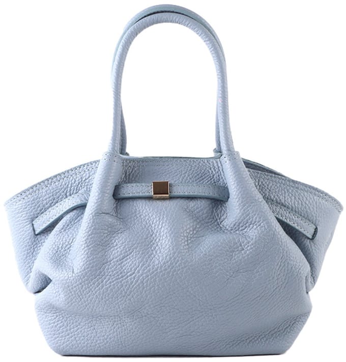 Giulino lederen handtas Joyce - Made in Italy - Dames - Blauw