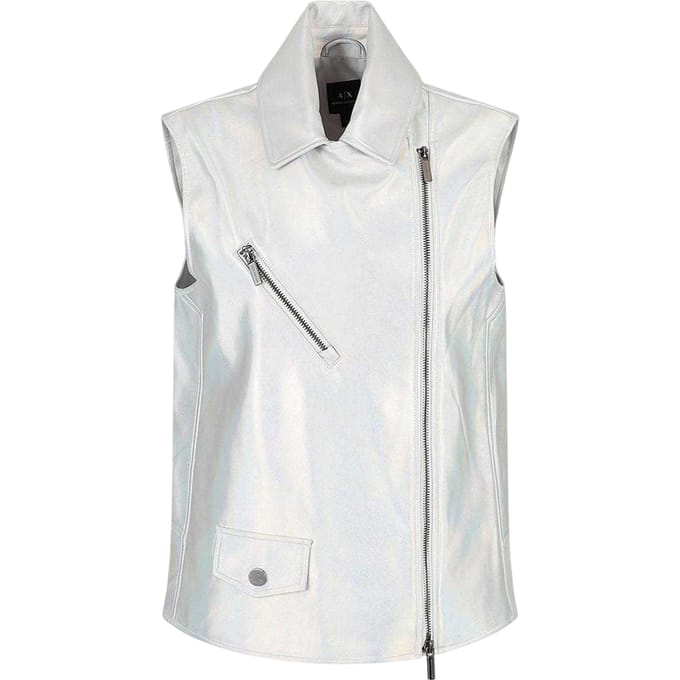 Armani Exchange Dames/Dames Iridescent Mouwloos Gilet (Veelkleurig gemêleerd)