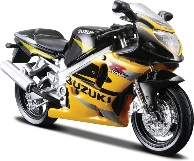 Maisto Suzuki Gsx-R600 - Modelauto - Schaal 1:18 - Geel/Zwart