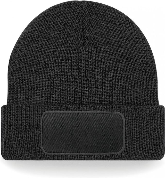 Beechfield Thinsulate™ Patch Beanie B440 - Black - One size