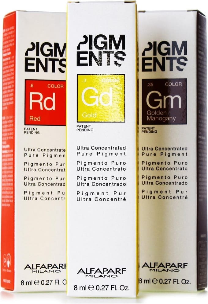 Alfaparf - Pigments - Ultra Concentrated Pure Pigment - Bronze - 6x8 ml