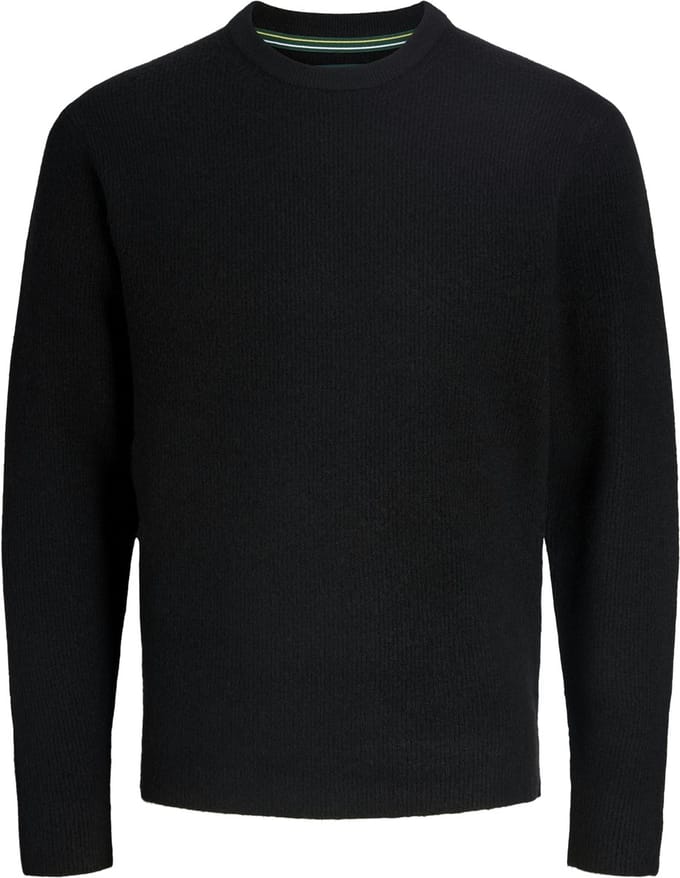 JACK&JONES - POCRICK WOOL RIB KNIT CREW NECK - Heren - Gebreide truien