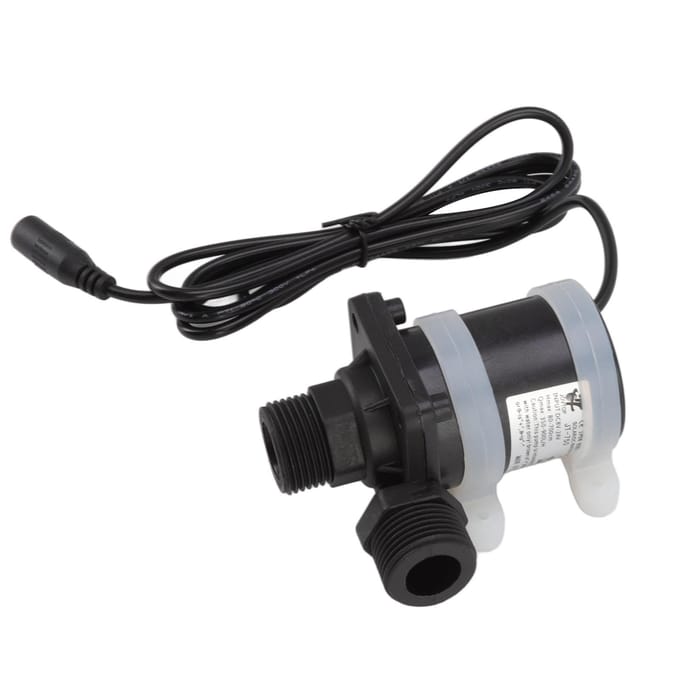 Boosterpomp voor Zonneboiler Douche Vloerverwarming G1/2 Buitendraad Circulerende DC Waterpomp