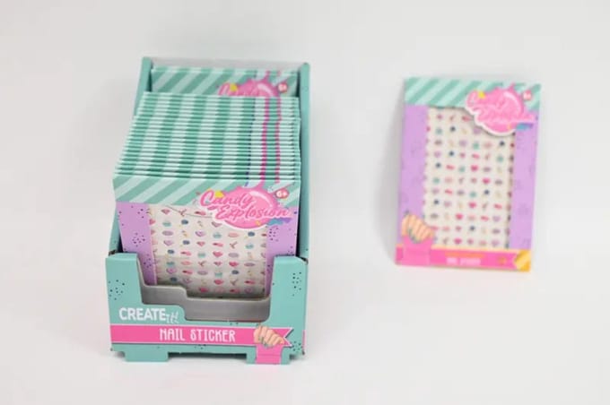 Create It! Candy Nagelstickers 848008 - Leuk voor kinderen