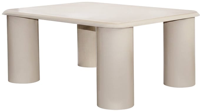 Vente-unique Metalen salontafel - Crème - ZIDILA