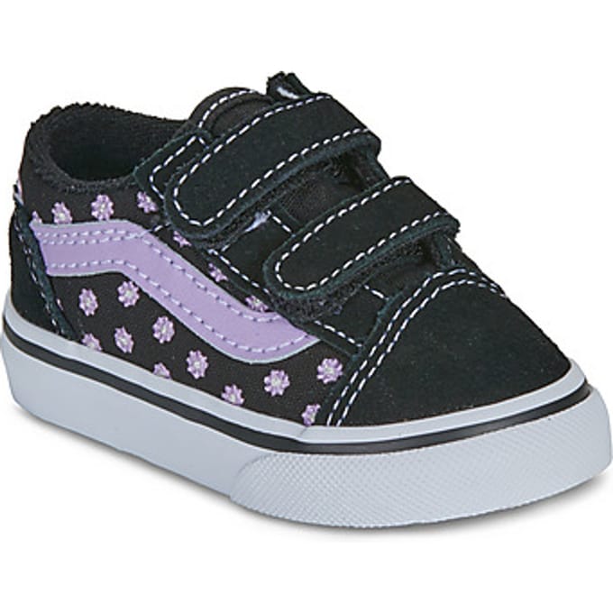 Lage Sneakers Vans Old Skool V FLORAL EMBROIDERY PURPLE