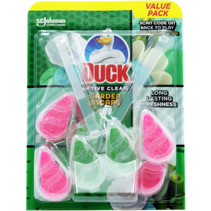 Duck Active Clean Garden Escape Toiletblok – 2 Stuks