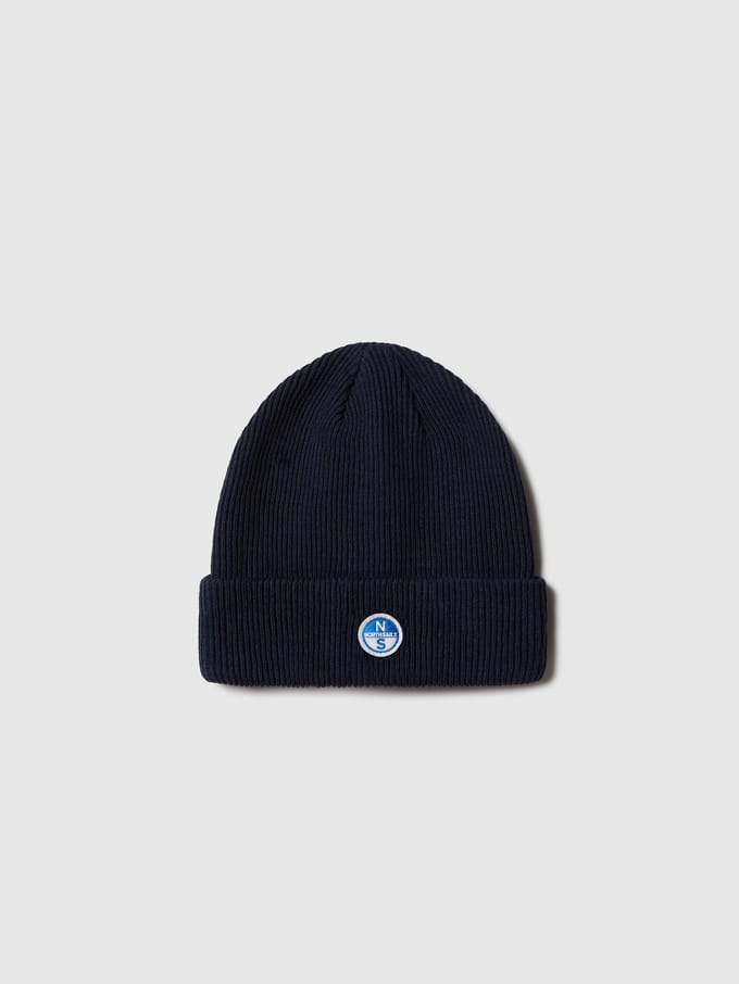 North Sails Muts Geribbeld met logopatch