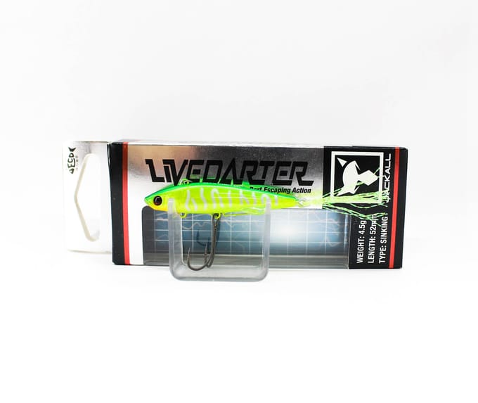 Jackall Live Darter 52 mm 4.5 gram Zinkend Aas Lime Chart Tiger (5009)