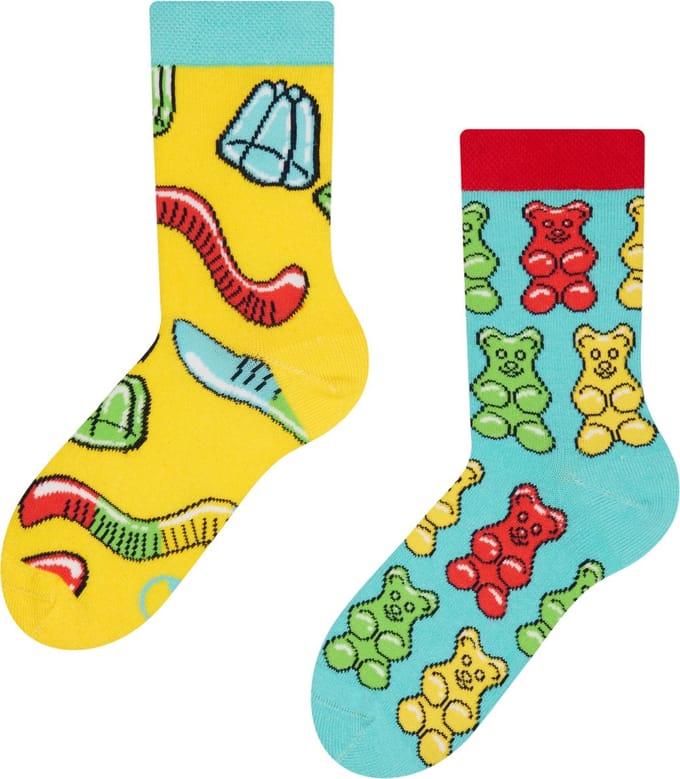 Dedoles Mismatched Kinderen Sokken - Gummy Beren - Maat 31-34