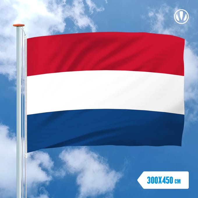 Vlag Nederland 300x450cm