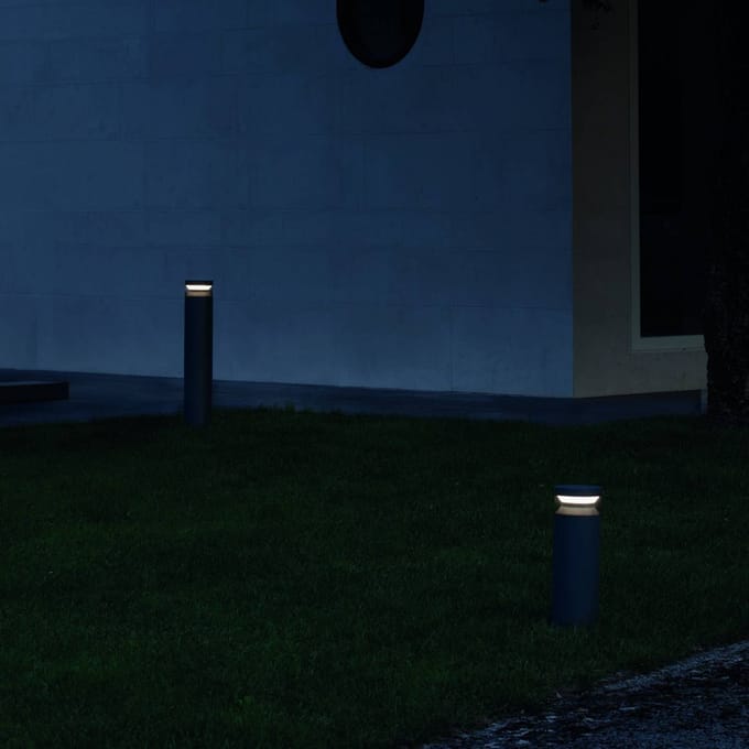 Ideal Lux LED tuinpadverlichting Boeing, hoogte 70 cm, antraciet