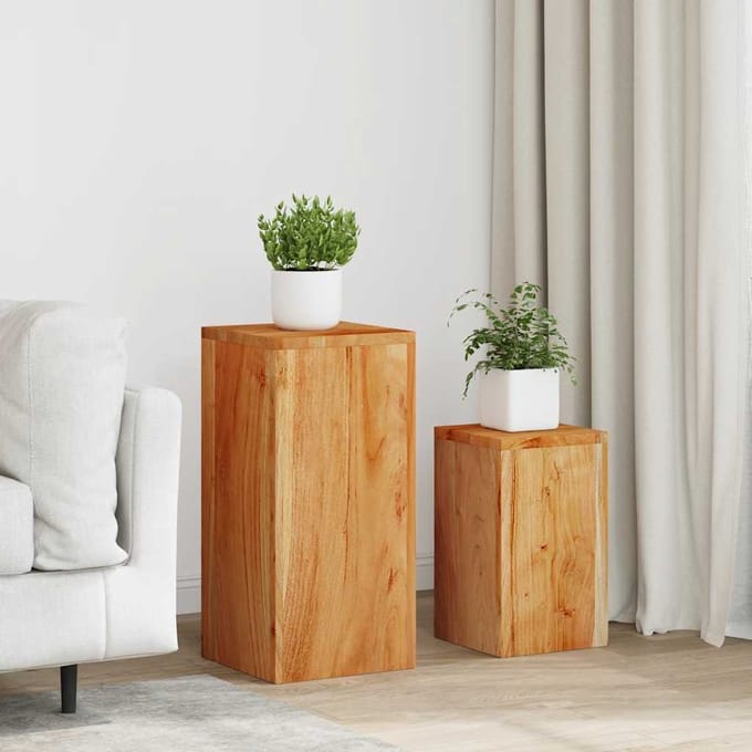 vidaXL - Plantenstandaards - 2 - st - massief - acaciahout