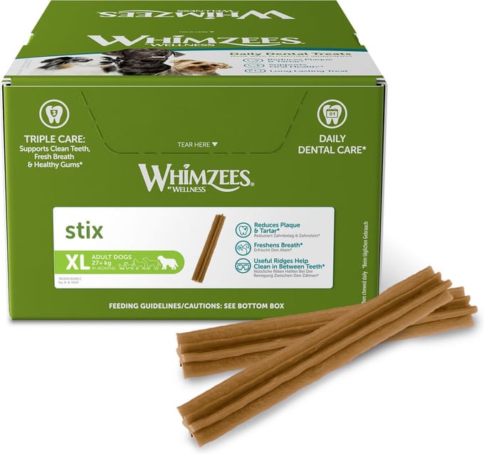 Whimzees Stix XL - Kauwsnacks - Hond - 24cm - 1st