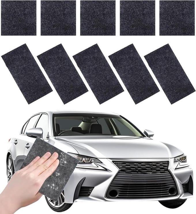 Pack van 10 Nanosparkle Doekjes voor het Verwijderen van Krassen en Vlekken op Diverse Oppervlakken