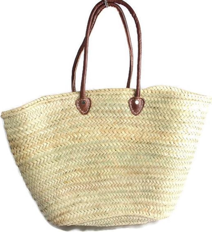 Tas / schoudertas / strandtas / boodschappentas van riet