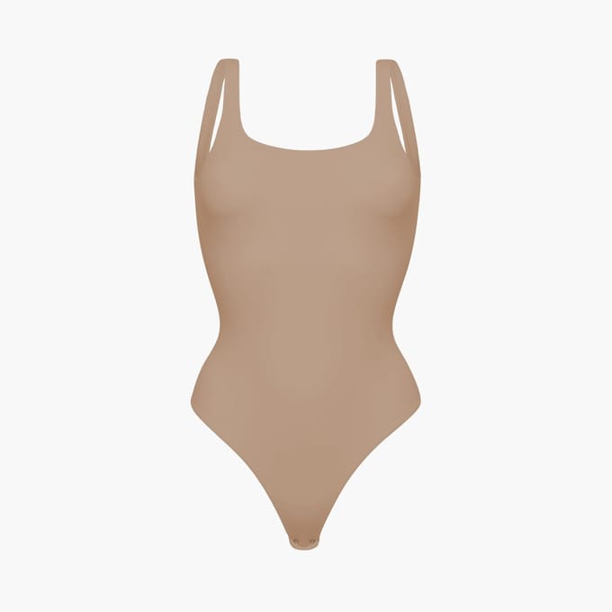 cfab - Lage rug - Body Beige S - Corrigerende Body - Naadlos - corrigerend ondergoed dames