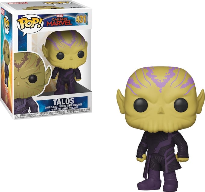 Talos #431  - Captain Marvel - Marvel - Funko POP!