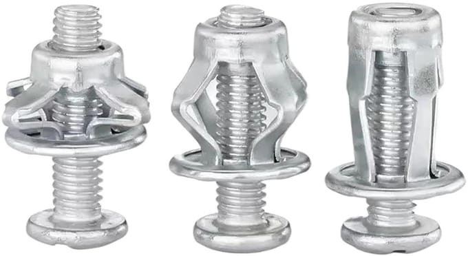 Expansiepluggen - Wandankers - Muurbevestiging - Bloemblad ontwerp - M6x25 - Zilver