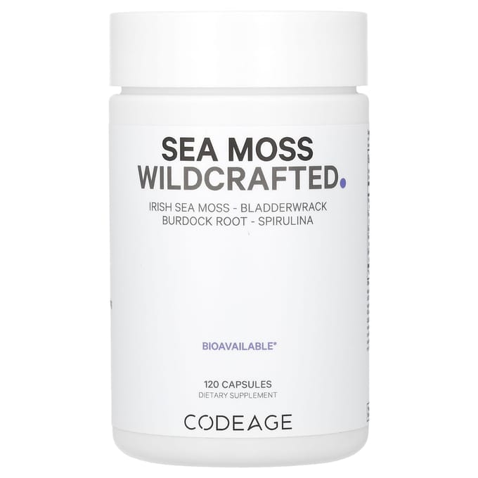 Codeage, Zeewier, Wild Gegroeid, 120 Capsules