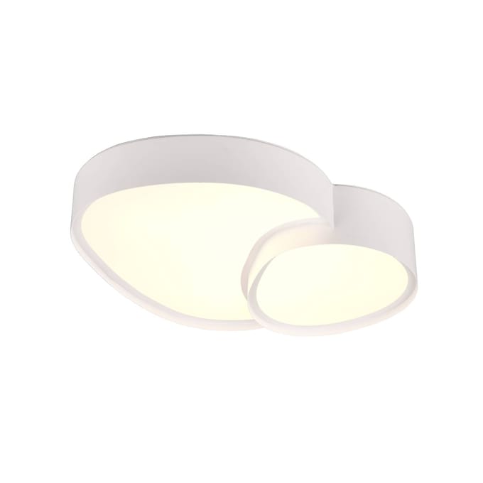 TRIO RISE - Plafondlamp - Zwart goud - incl. 1x SMD 21W - Geintergreerde dimmer - Memory functie - Lichtkleur instelbaar