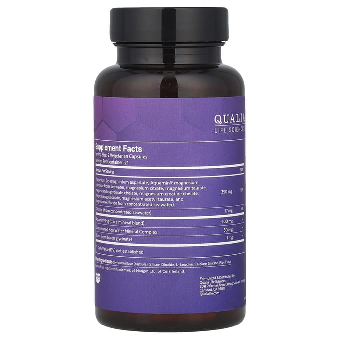 Qualia, Magnesium+™, 42 capsules