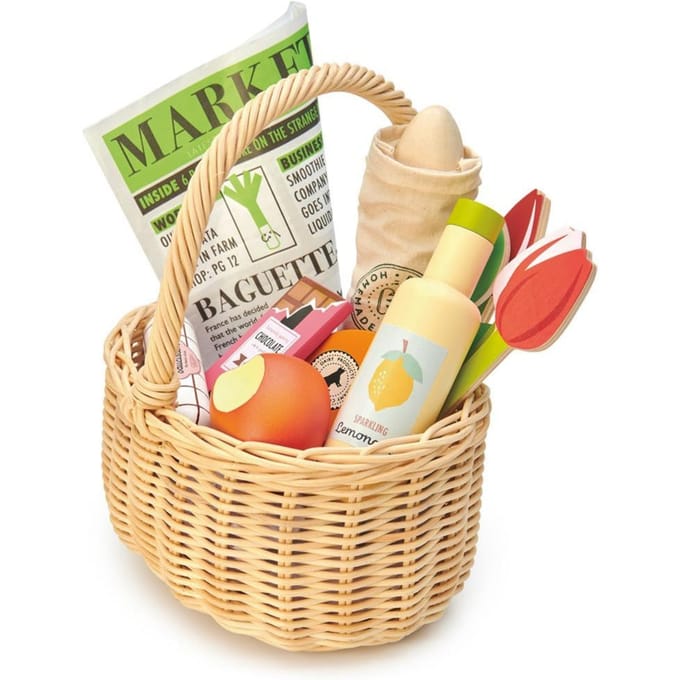TENDER LEAF Marktdag - Winkelmand - Met Accessoires - 3 Jaar