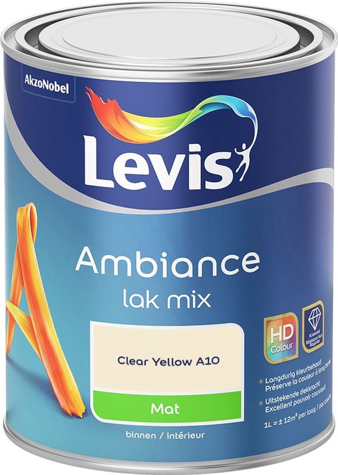 Levis - Ambiance Lak Mat Mix - Clear Yellow A10 - Mengverf - 1 L