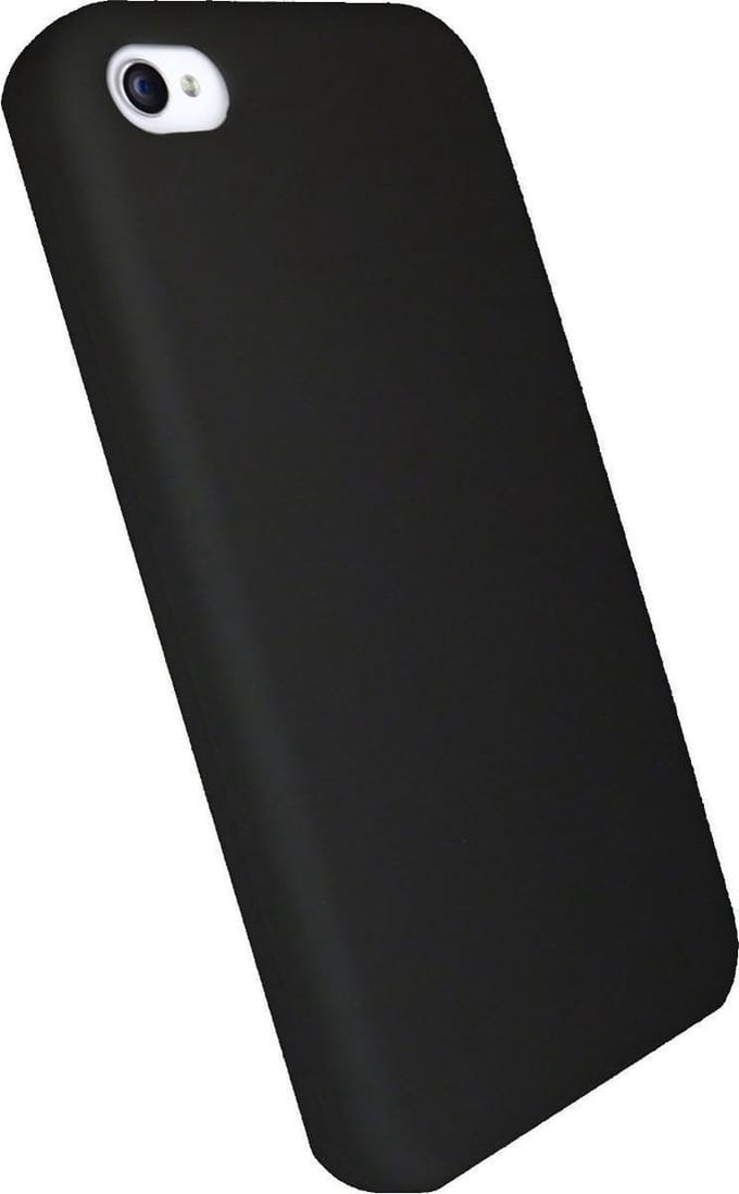 Bigben iPhone 5 Siliconen Case Hoesje + Screen Protector - Zwart