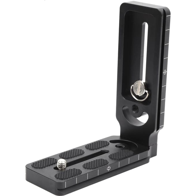 Aluminiumlegering L-beugel Snelkoppelingsplaat voor CamFi Draadloos voor View Controller black