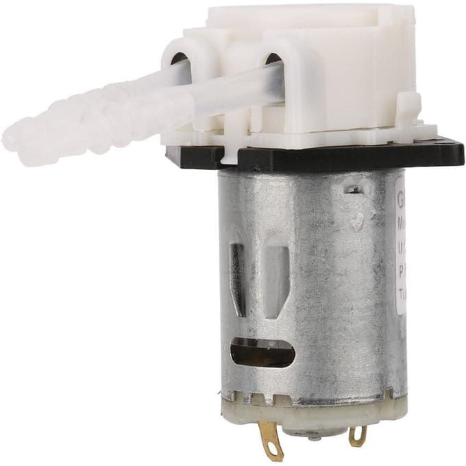 12V 3*5 Doseerpomp DIY Peristaltische Slangkop Voor Aquarium Laboratorium Chemische Analyse(wit) white