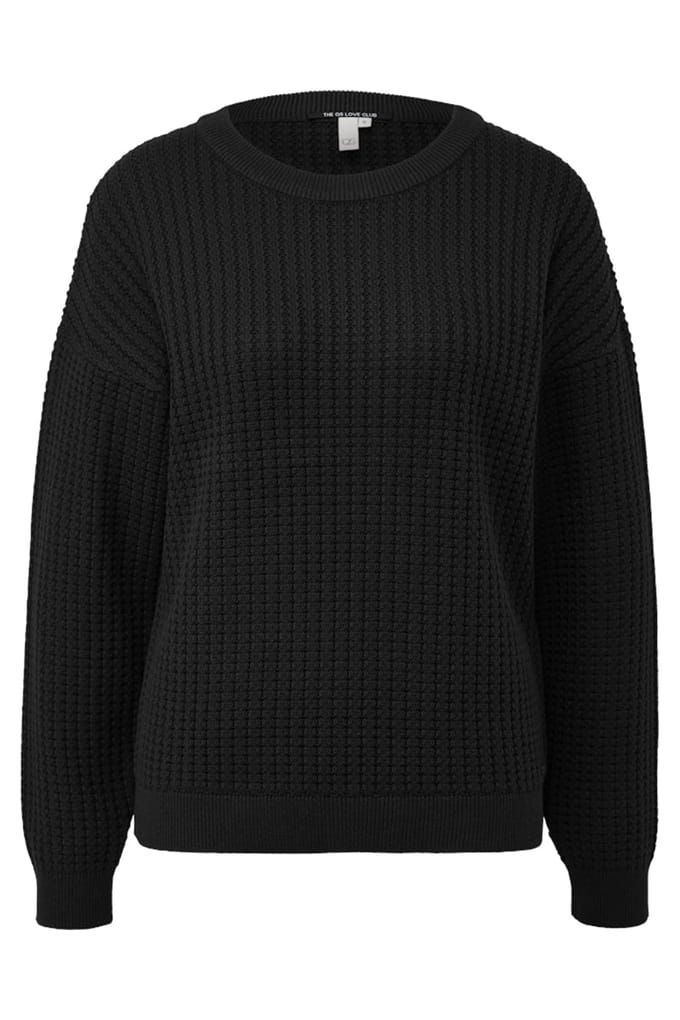 s.Oliver -qs Pullover Black Maat: L | Sweaters Outlet | Dames | Zwart